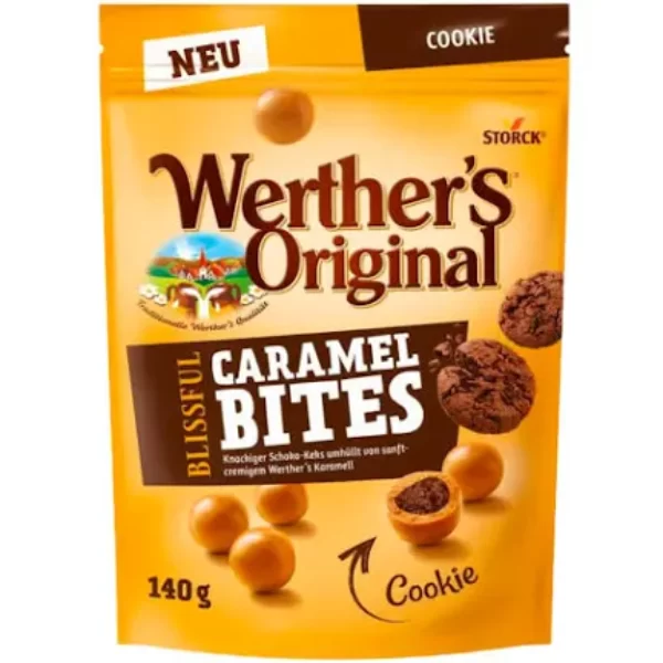 Werther’s caramel bites cookies