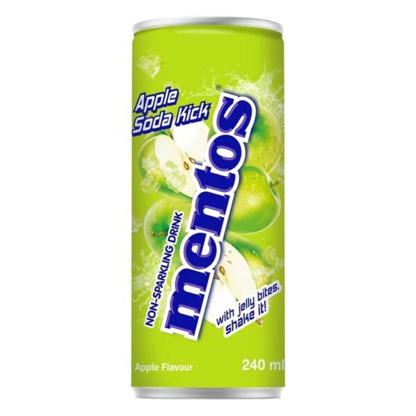 Mentos Apple soda kick