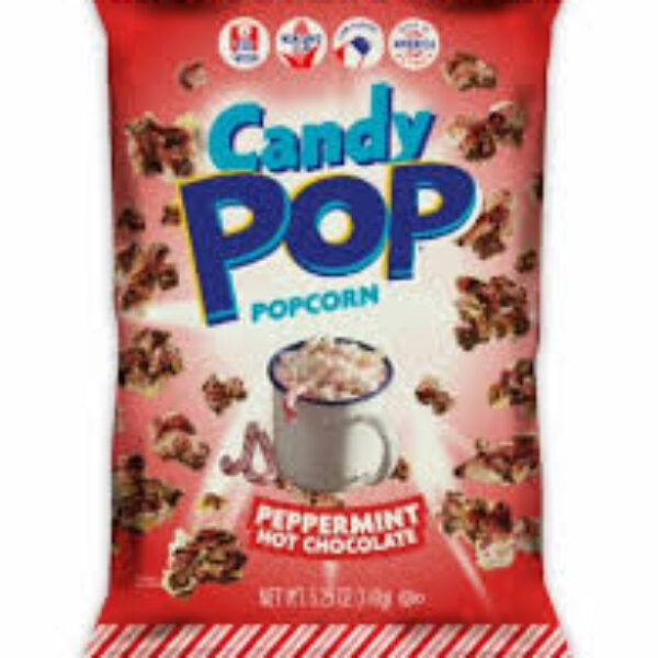 Candy Pop Popcorn Peppermint Hot Chocolate