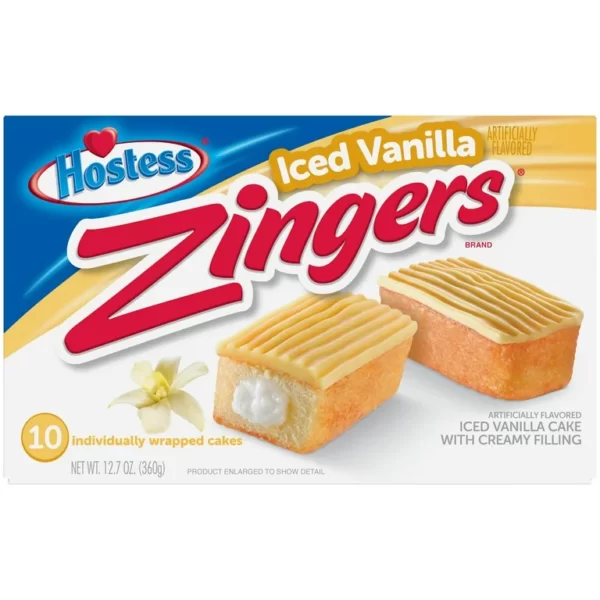 Zingers iced vanilla