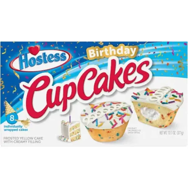 Hostess cup cakes d’anniversaire