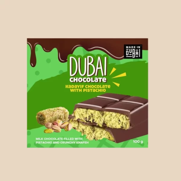 The Original Dubai Chocolate Kadayif with Pistachio 100g