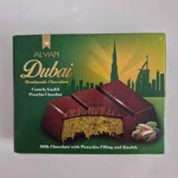 Dubai Kadayif Chocolate With Pistachio 80g