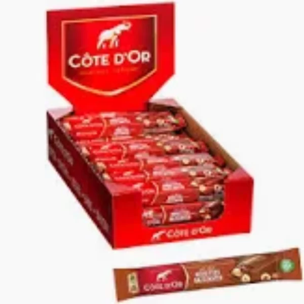 Barre Côte d'Or Chocolat noisettes - Boite de 32 paquets