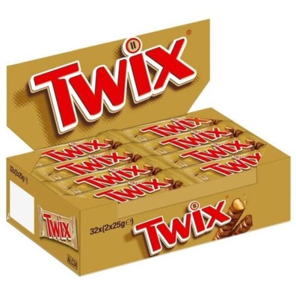 Twix, chocolat, 32 Barres